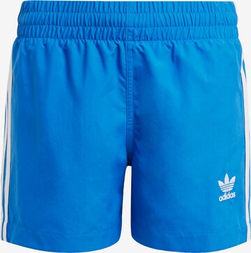 ADIDAS ORIGINALS Board Shorts 'Adicolor 3-Stripes' in Blue: front