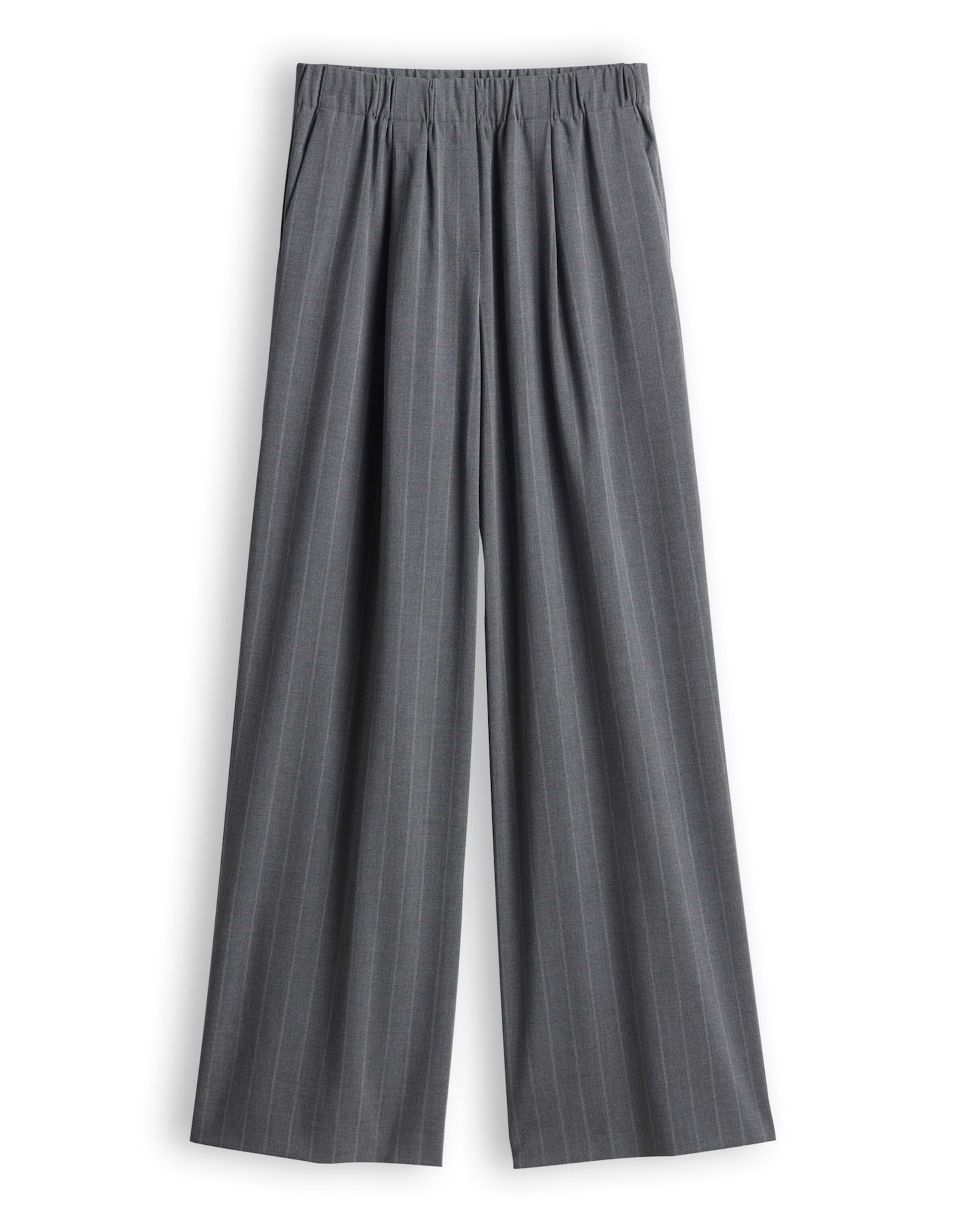 Wide Leg Pantalon 'Cevil' Someday en gris : devant