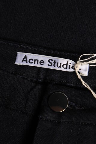 Acne Skinny-Jeans 25-26 in Schwarz