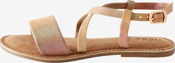 Next Sandale in Beige: Vorderseite