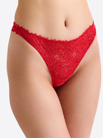 Erlich Textil String 'Dreamy Lace' in Rot