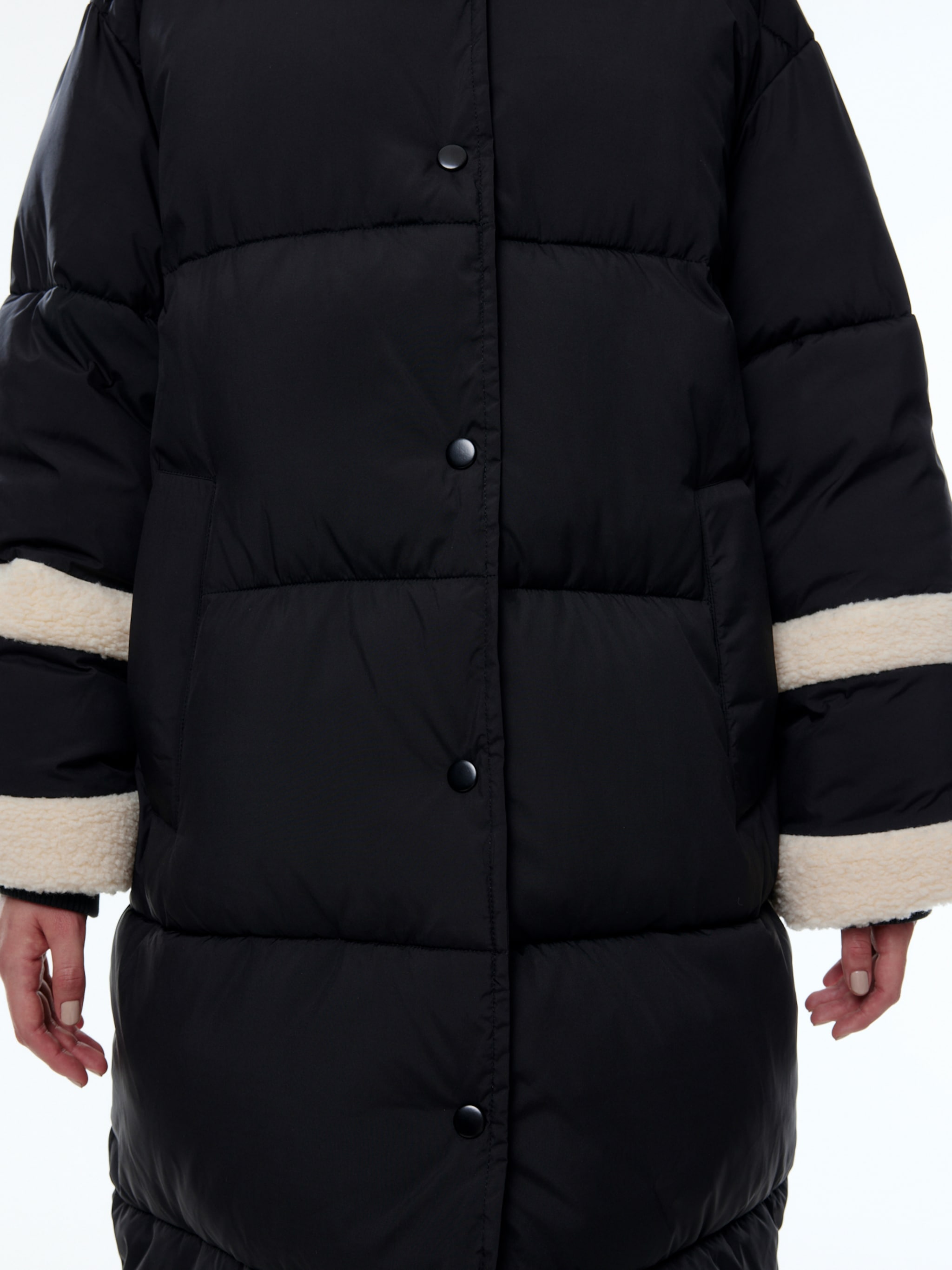 EDITED Producten Wintermantel 'Oda' Zwart
