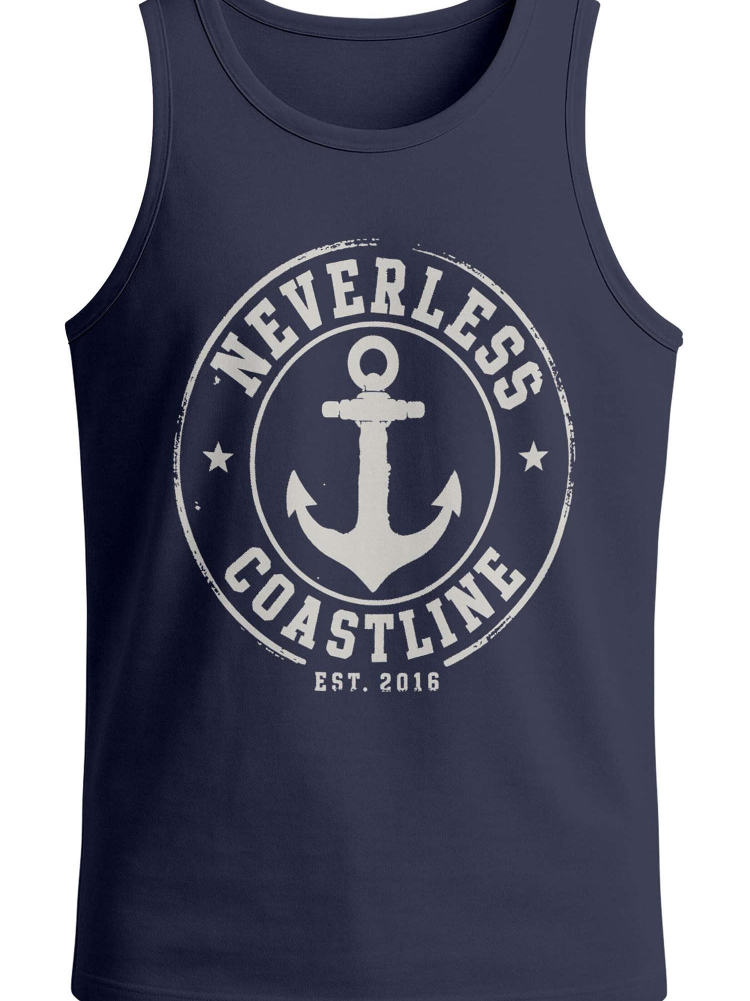 Neverless Shirt 'Coastal' in Blue