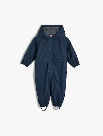 Koton Jumpsuit 'Anorak' in Blau: Vorderseite