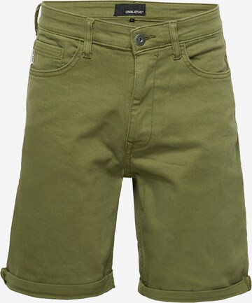 Pantalon BLEND en vert : devant