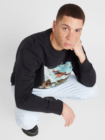 Carlo Colucci Sweatshirt i svart