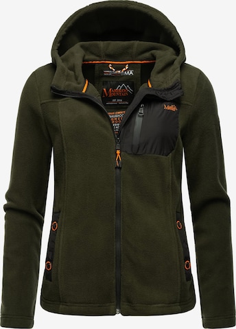 MARIKOO Fleece Jacket 'Mount Iwaki' in Green: front