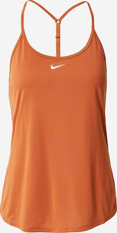 NIKE Sports Top in Brown: front