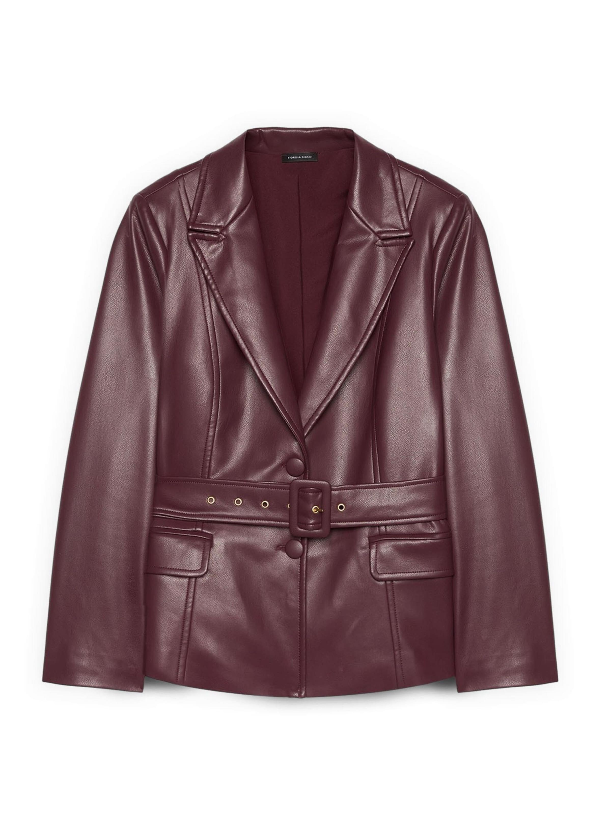 Veste mi-saison Fiorella Rubino en rouge : devant