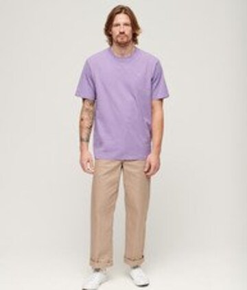 Superdry Shirt 'Mark' in Purple