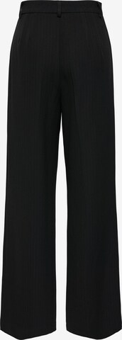 ONLY Wide leg Trousers with creases 'FLAX-DEVI' in Blue