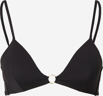 Calvin Klein Swimwear Triangel Bikinitop in Schwarz: predná strana