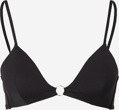Calvin Klein Swimwear Bikini augšdaļa, krāsa - Zelts / melns, Preces skats