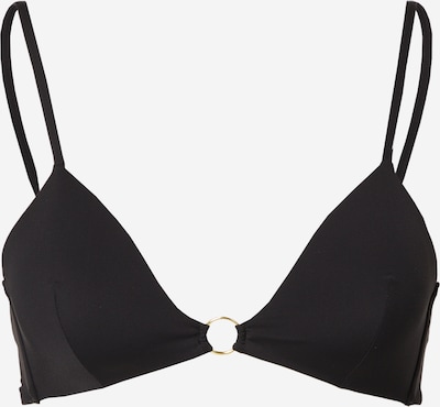 Calvin Klein Swimwear Bikini Top in Gold / Black, Item view