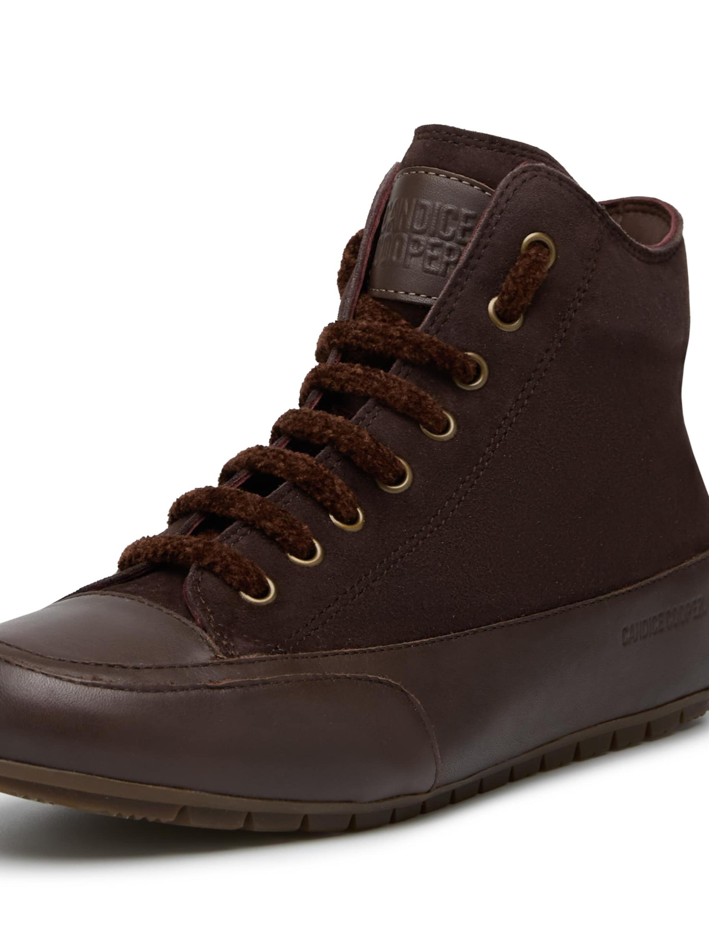 Candice Cooper Sneaker high 'PLUS PATCH'‌‌‌‌‌‌‌ in Braun