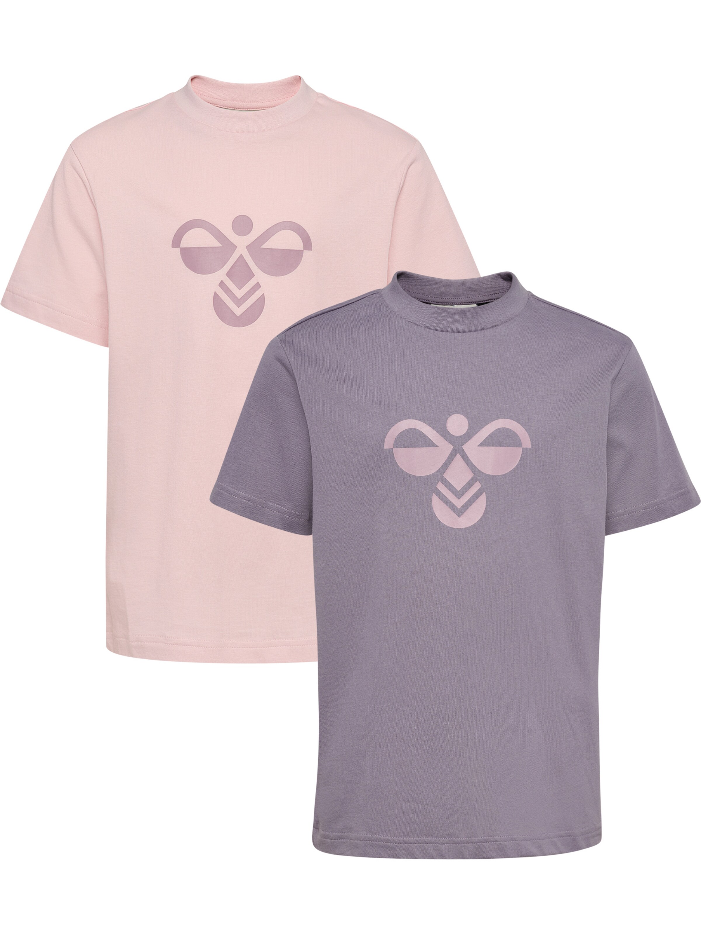Hummel Shirt 'Tukas' in 110-116 in Dark grey / Plum / Mauve, Item view