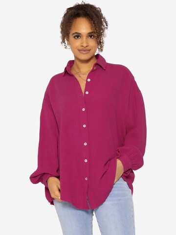 SASSYCLASSY - Blusa em rosa: frente