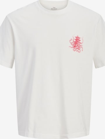 T-Shirt 'JORJAPAN' JACK & JONES en blanc : devant