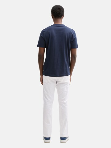 TOM TAILOR DENIM Tapered Broek in Wit