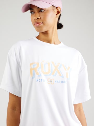 ROXY Performance shirt 'BEACH BOUND' in White