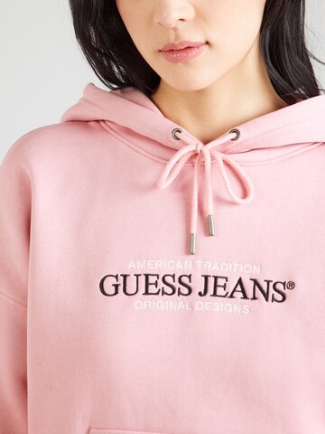 Felpa 'AMERICAN' di GUESS JEANS in rosa