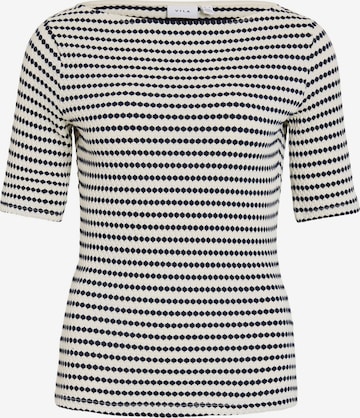 T-shirt 'VILopes' VILA en blanc : devant