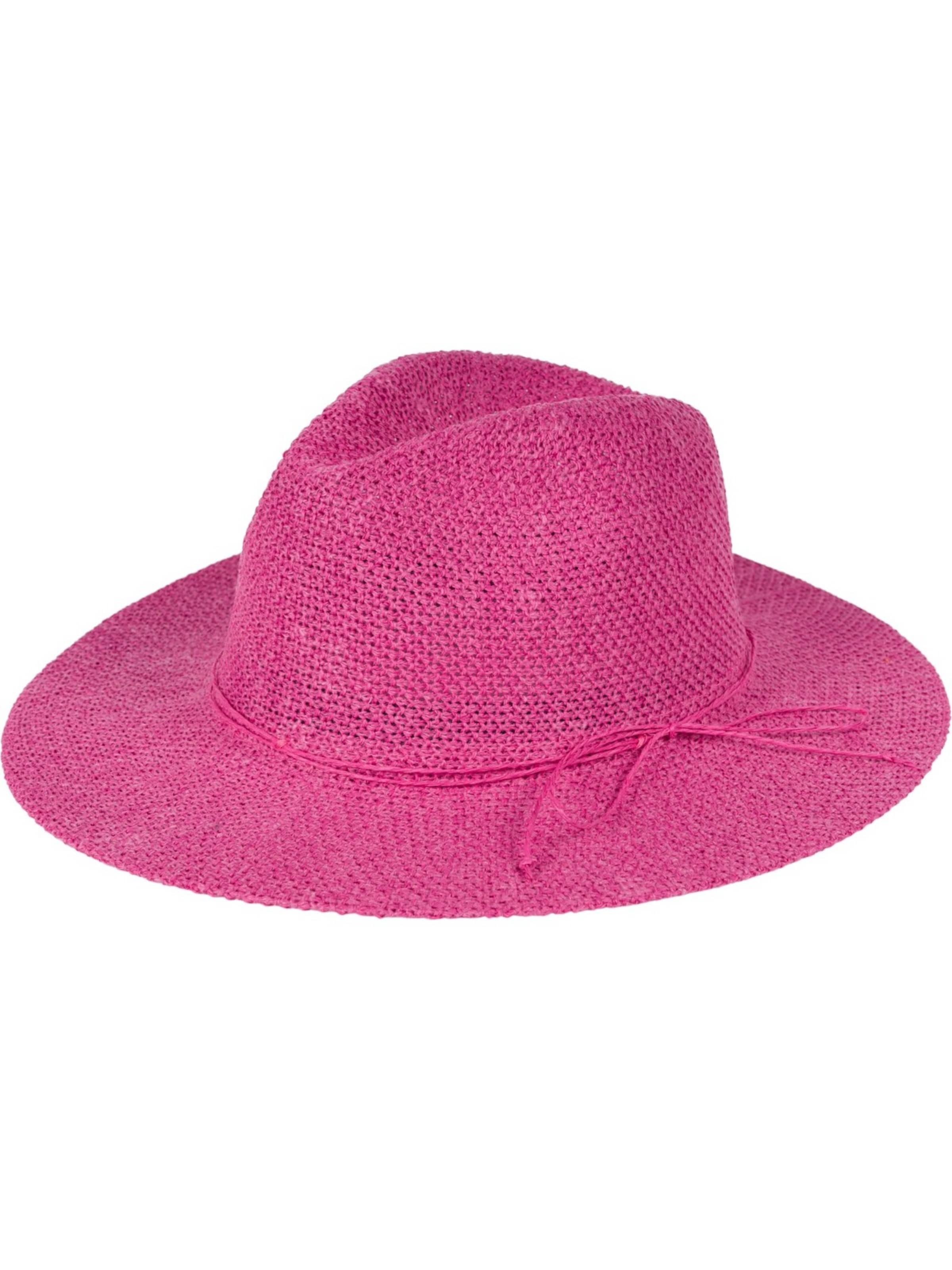 styleBREAKER Hut 'Panama Strohhut'‌ in Pink
