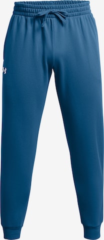 UNDER ARMOUR Workout Pants 'Rival' in Blue: front