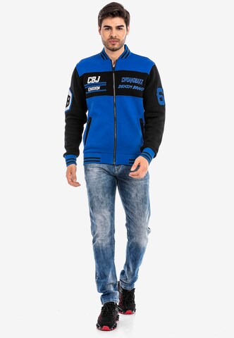 CIPO & BAXX Sweatjacke in Blau