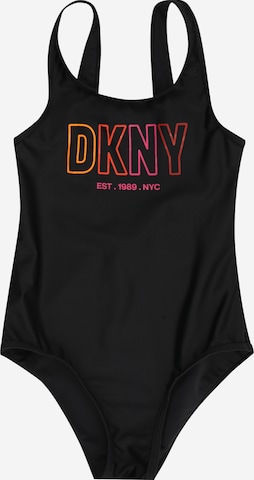 DKNY - Traje de baño en negro: frente