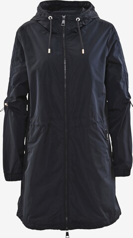 Fuchs Schmitt Between-Seasons Coat in Blue: front