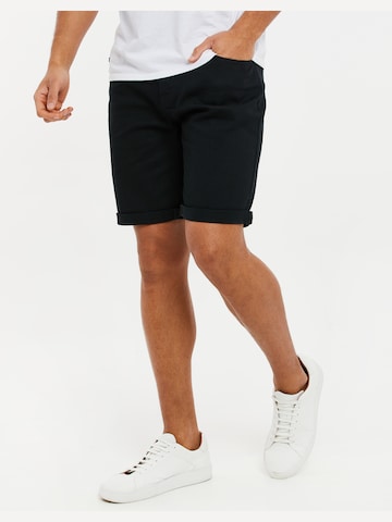 Threadbare Regular Shorts 'Sanky' in Schwarz: predná strana