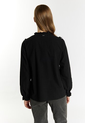 Camicia da donna di DreiMaster Vintage in nero