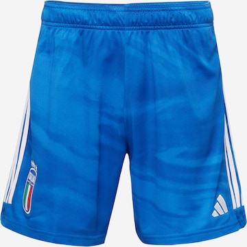 ADIDAS PERFORMANCE Sportbroek 'Italy 23 Home' in Blauw: voorkant