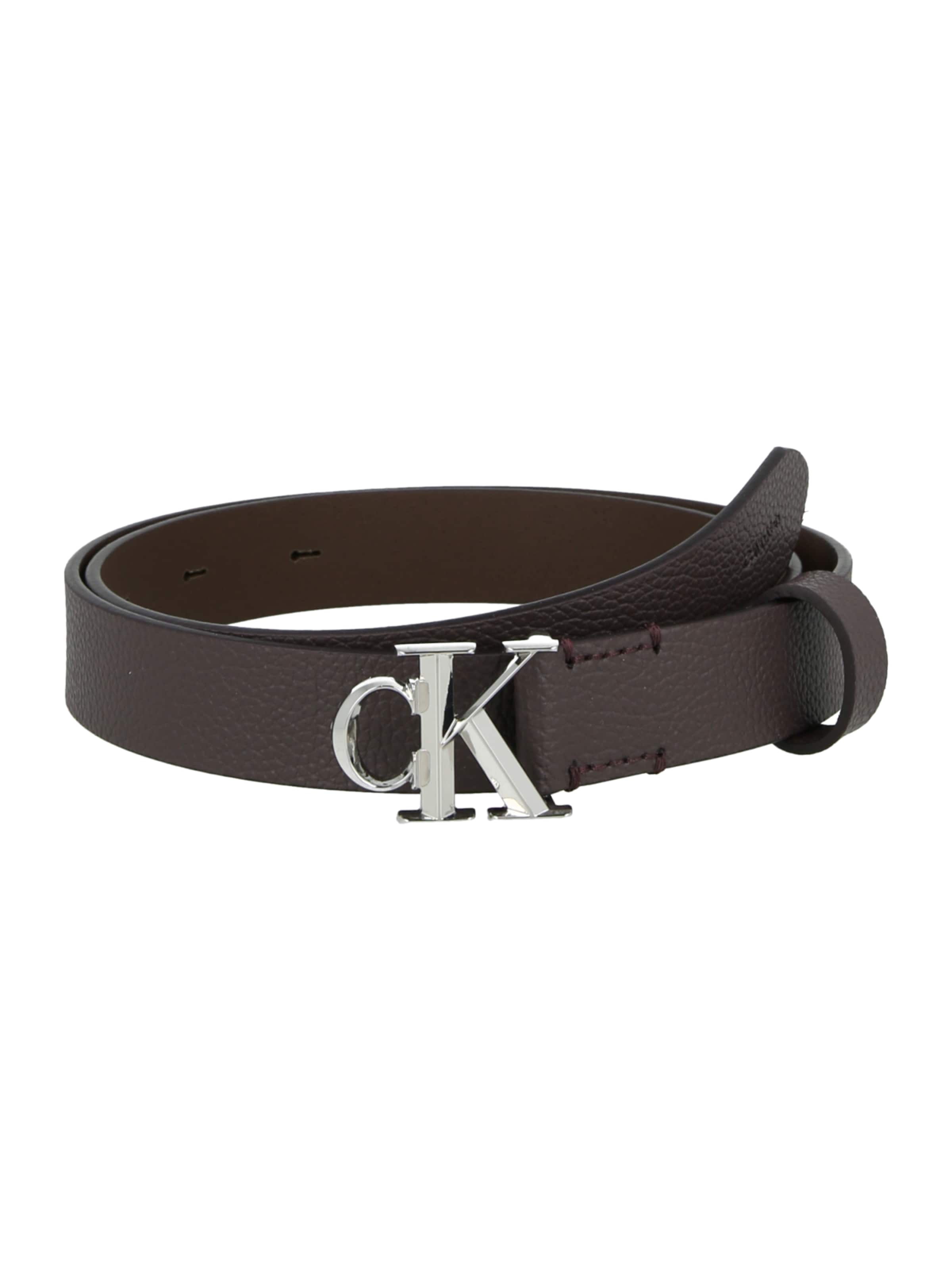Calvin Klein Ремень в Коричневый: спереди
