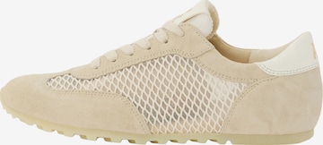 Baskets basses Paul Green en beige : devant