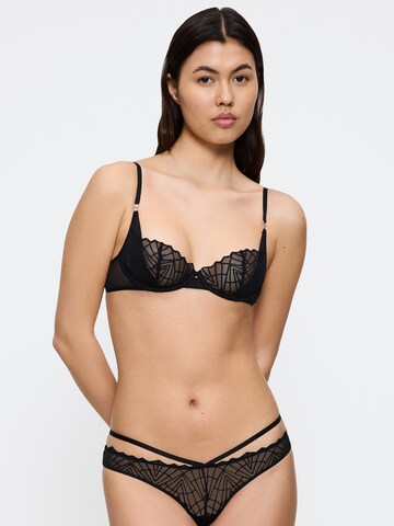 TRIUMPH - Soutien de tecido Soutien ' That Night In Vegas ' em preto: frente