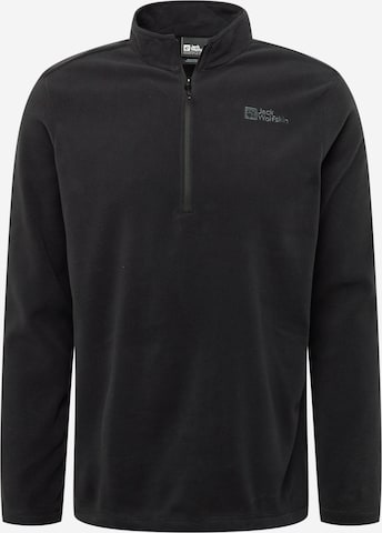 Pullover sportivo 'TAUNUS' di JACK WOLFSKIN in nero: frontale