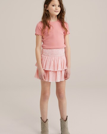 Gonna 'Meisjes' di WE Fashion in rosa