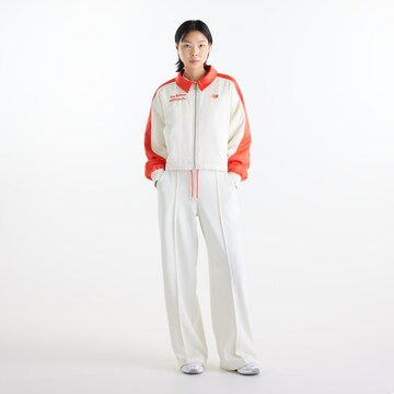 Giacca sportiva 'Sport Legacy Stadium Jacket' di new balance in bianco: frontale