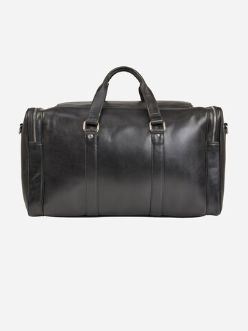 NEGOTIA Leather Weekender 'Alpha' in Black