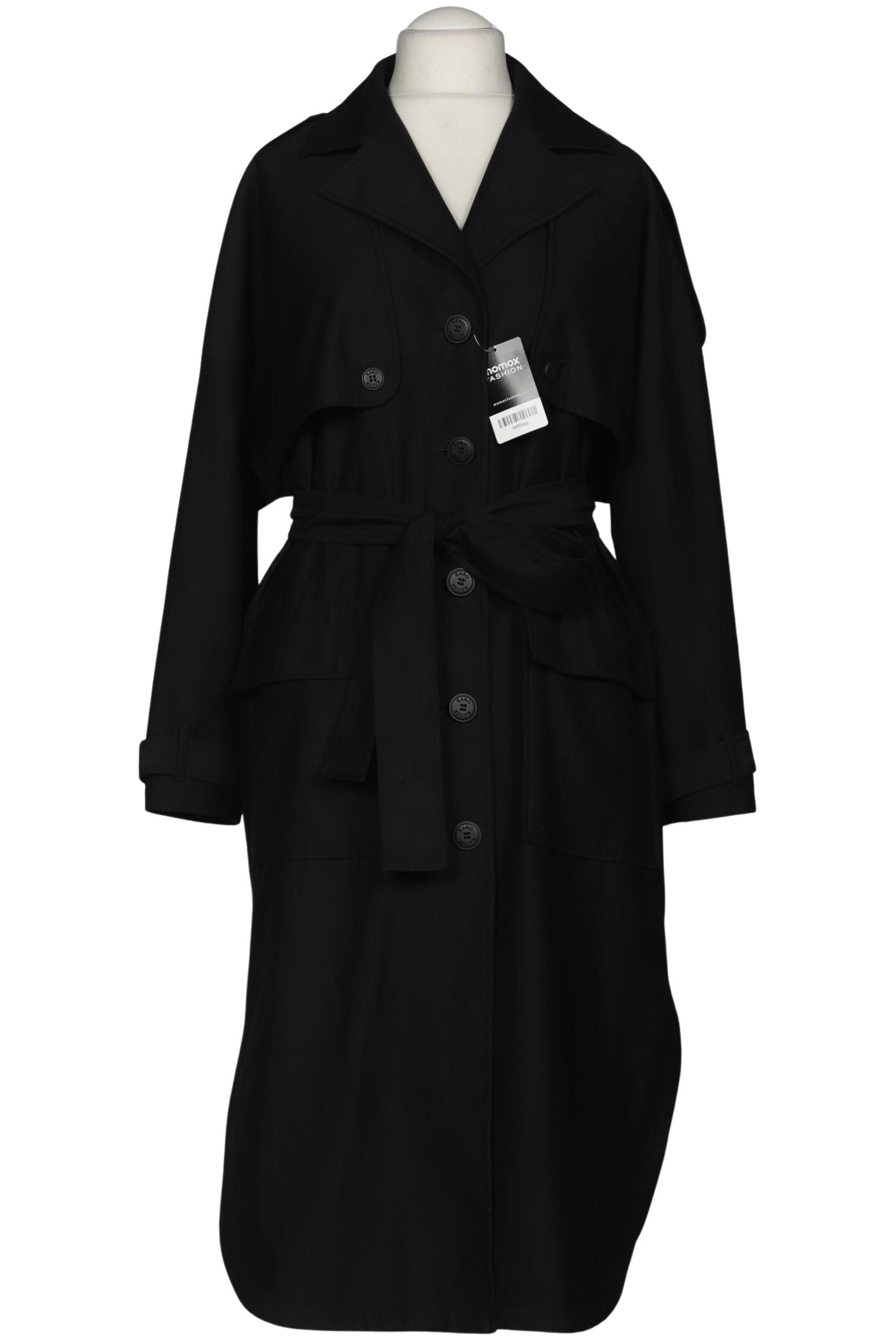 Karo Kauer Jacket & Coat in XS in Black: front
