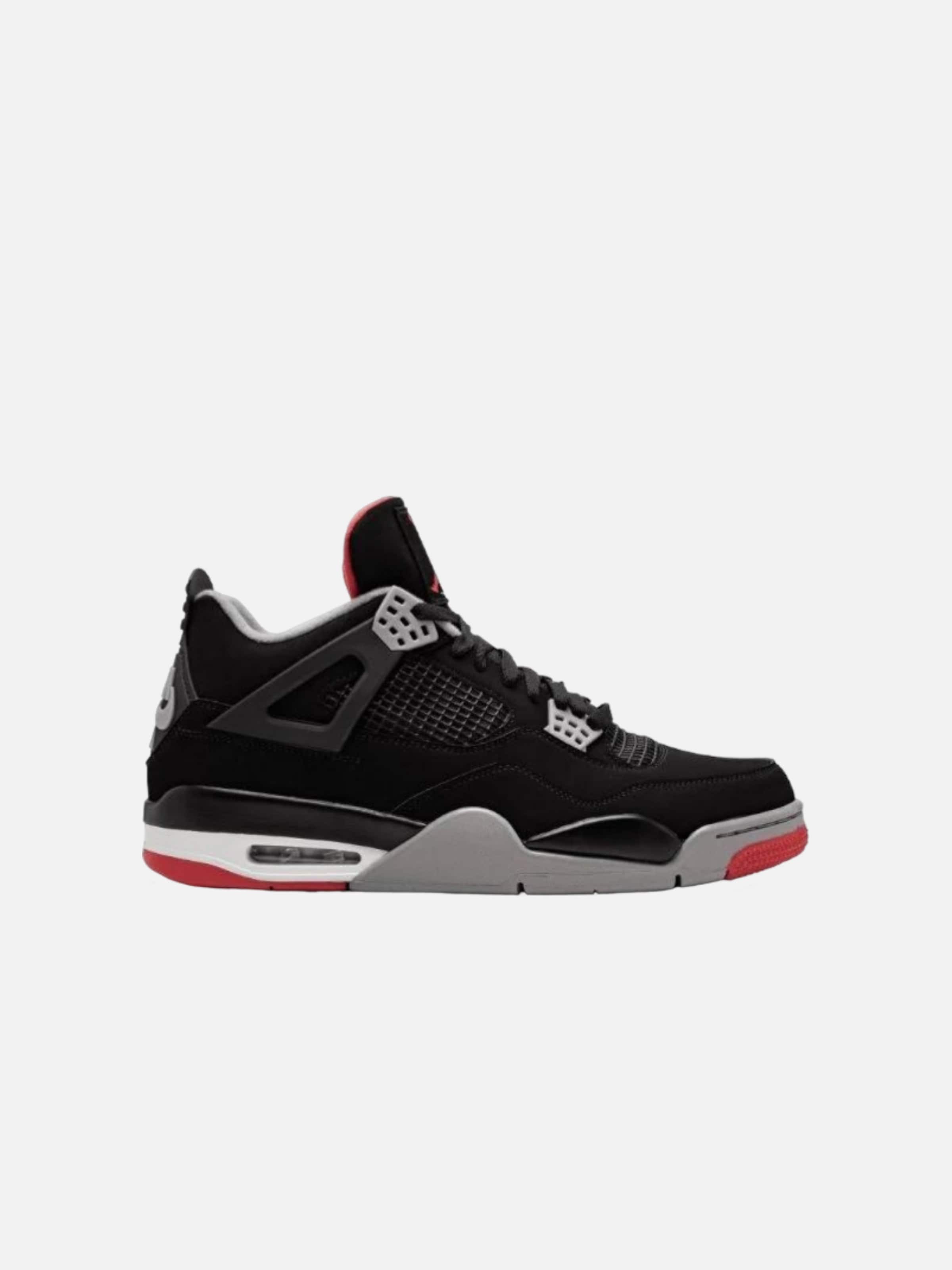 Jordan Baskets hautes 'Air 4 Retro Bred' en 35,5 en rouge, Vue avec produit