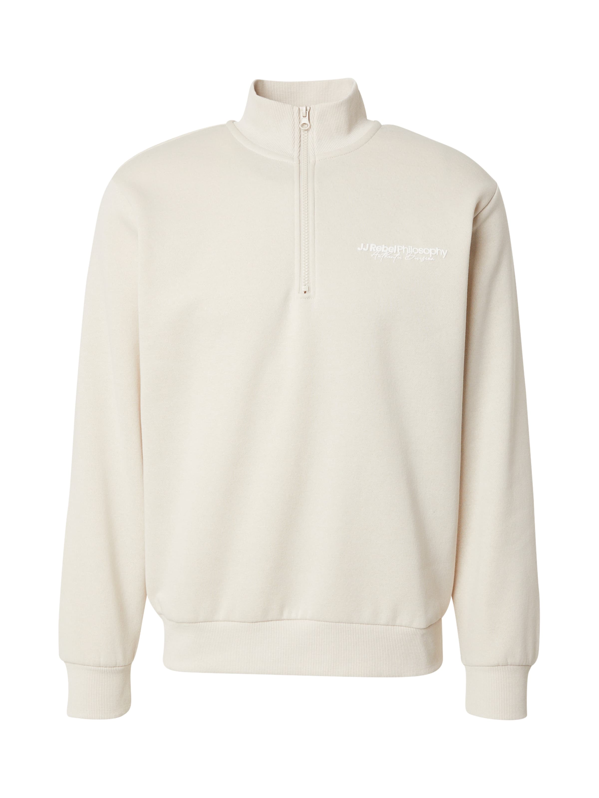 JJ Rebel Sweatshirt 'JREBZACK' in Beige: Vorderseite