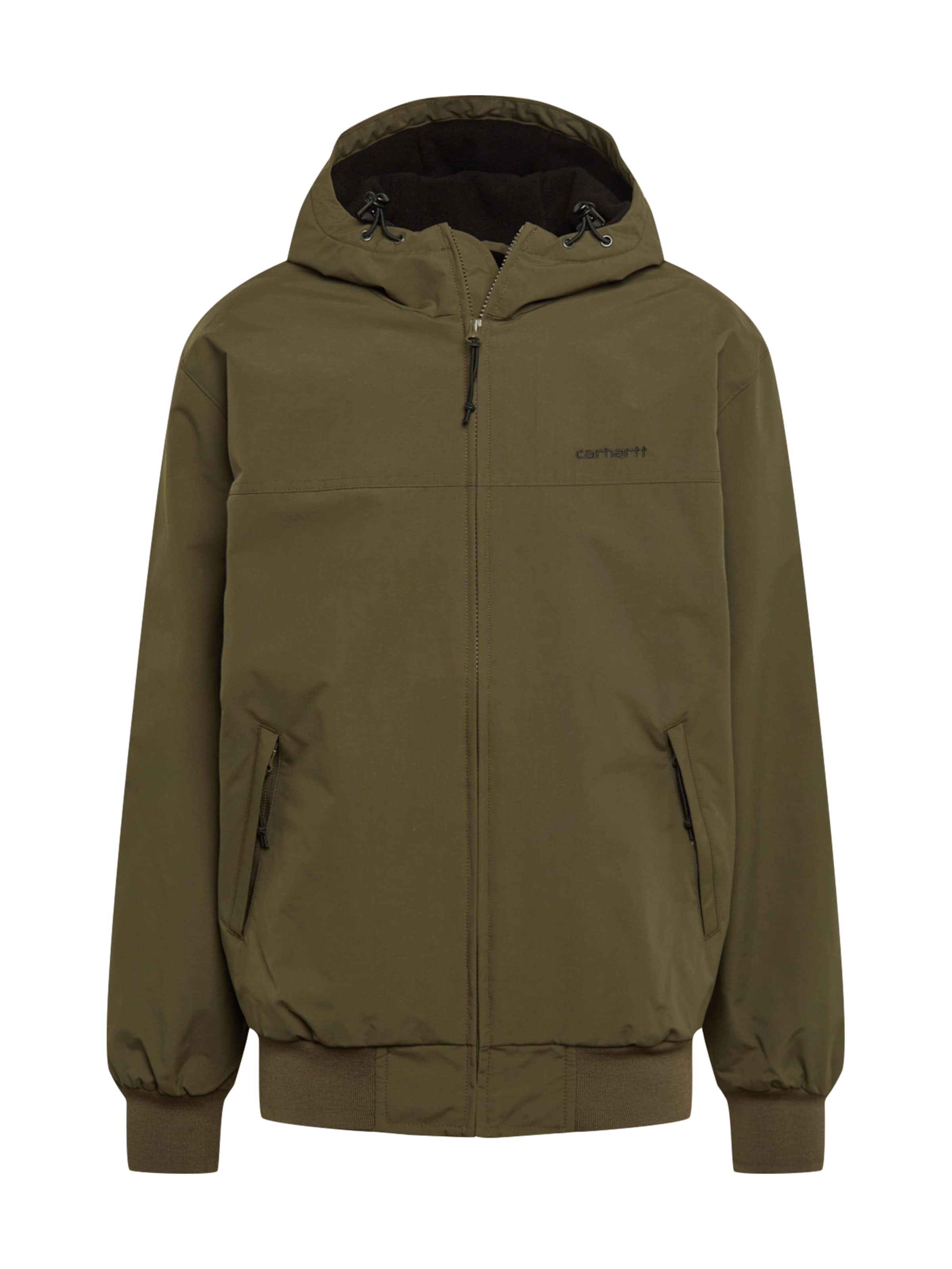 Carhartt WIP Tavaline suurus Kevad-sügisjope 'Sail', värv roheline: eest vaates