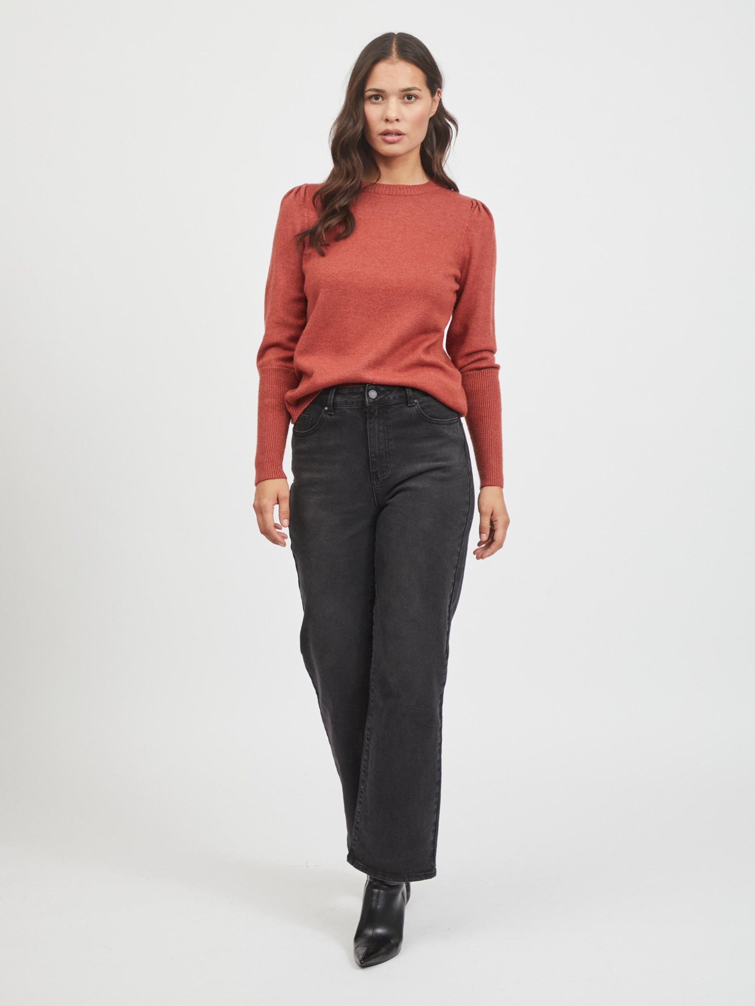 Frauen Pullover & Strick VILA Pullover 'Ril' in Rot - FO01604