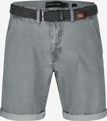 INDICODE JEANS Regular Shorts 'Caedmon' in Grau: predná strana