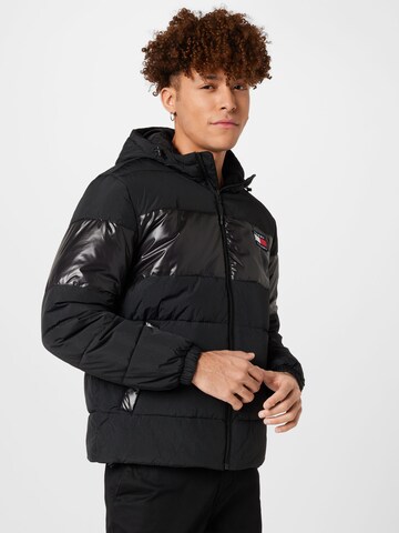 Tommy Jeans Between-Season Jacket in Black: front