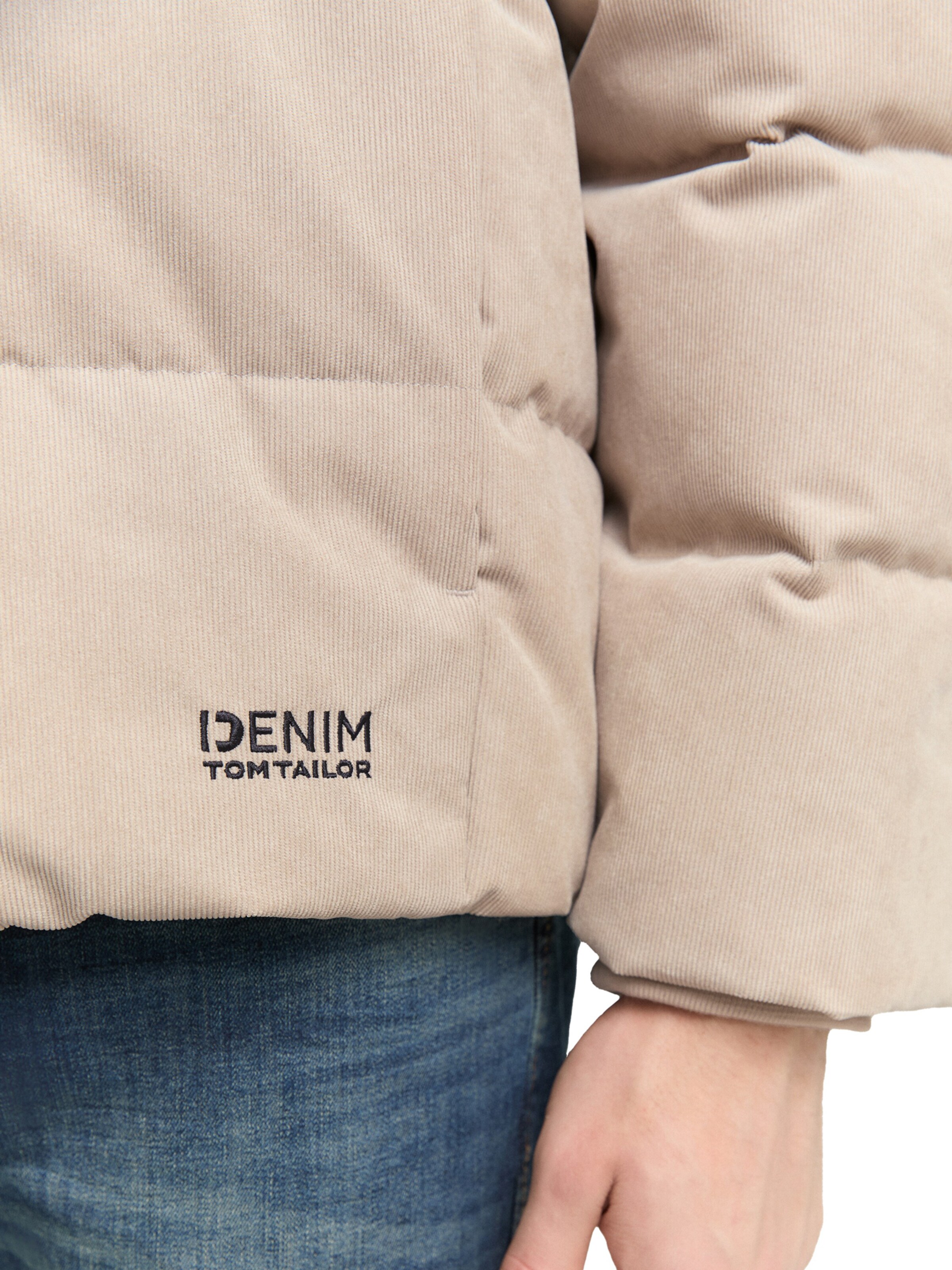 TOM TAILOR DENIM Winter jacket in Beige