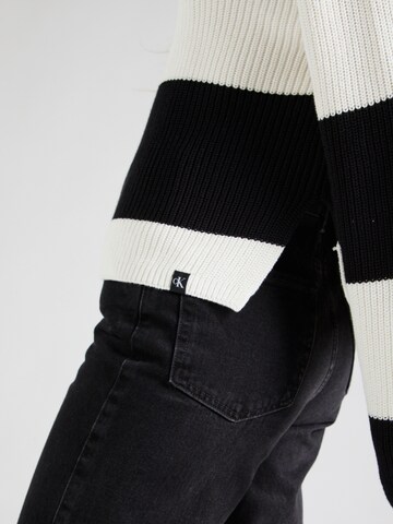 Calvin Klein Jeans Pullover in Weiß